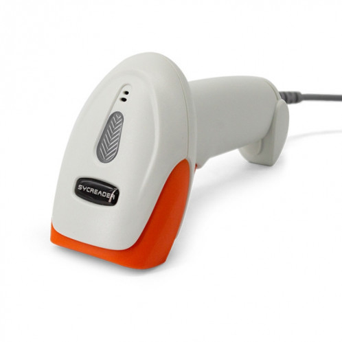 Scanner de codes-barres laser SYCREADER Supermarket, modèle : filaire unidimensionnel (orange) SH01EE1012-05